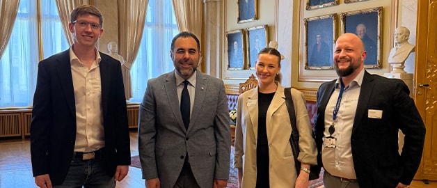 Meeting at Stortinget